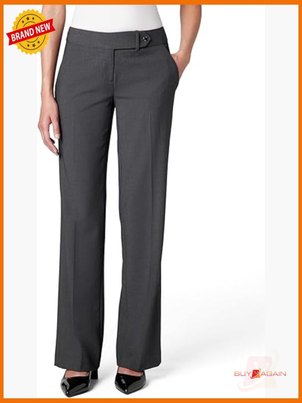 Modern Fit Suit Pant - Straight Leg - Mid Rise - Business Casual